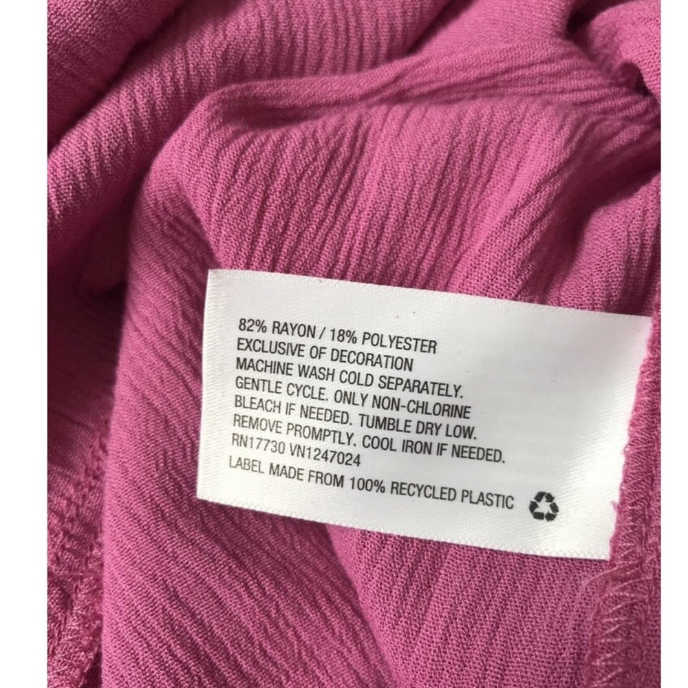 Ava & Viv Pink V-Neck Dress - Picture 6 of 6